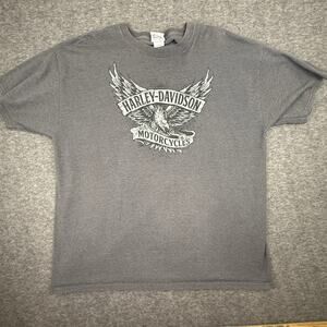 Lot of 2 Harley Davidson Men's 2XL Shirts Lone Star Armadillo South Carolina